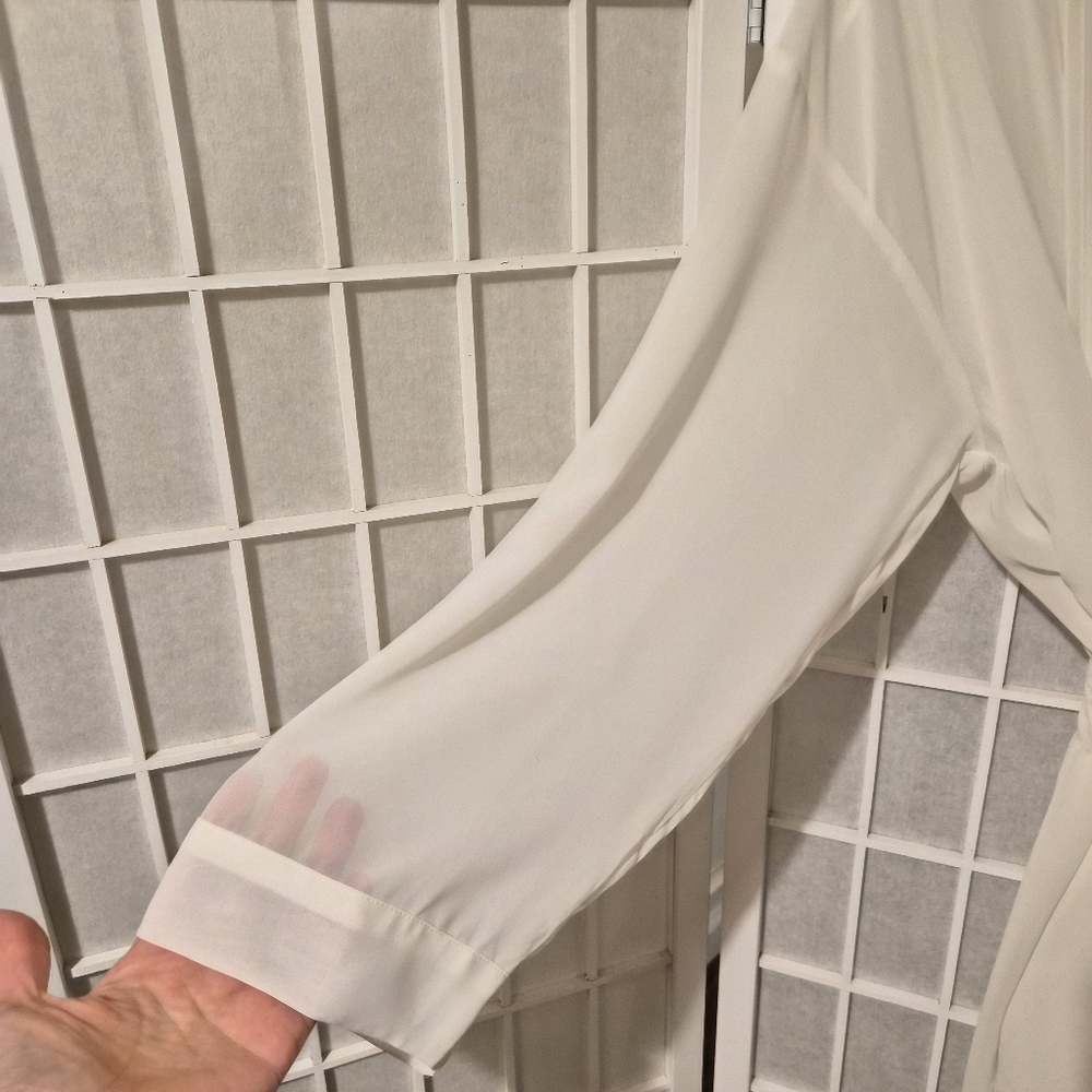 Victoria's Secret White Sheer Robe One Size - Picture 3 of 13
